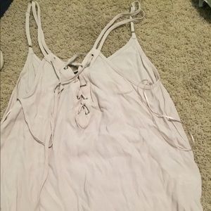 Cream tank top